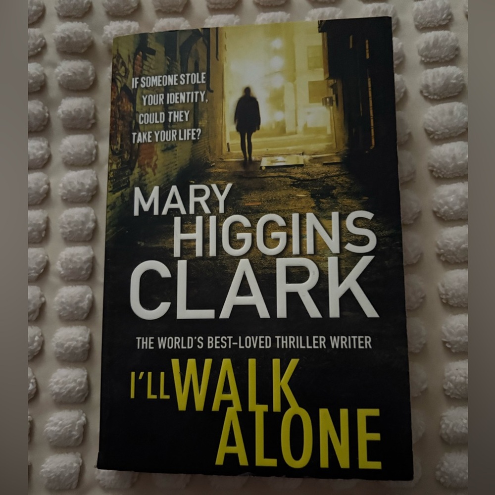 Thriller Paperback Novel - I'll Walk Alone